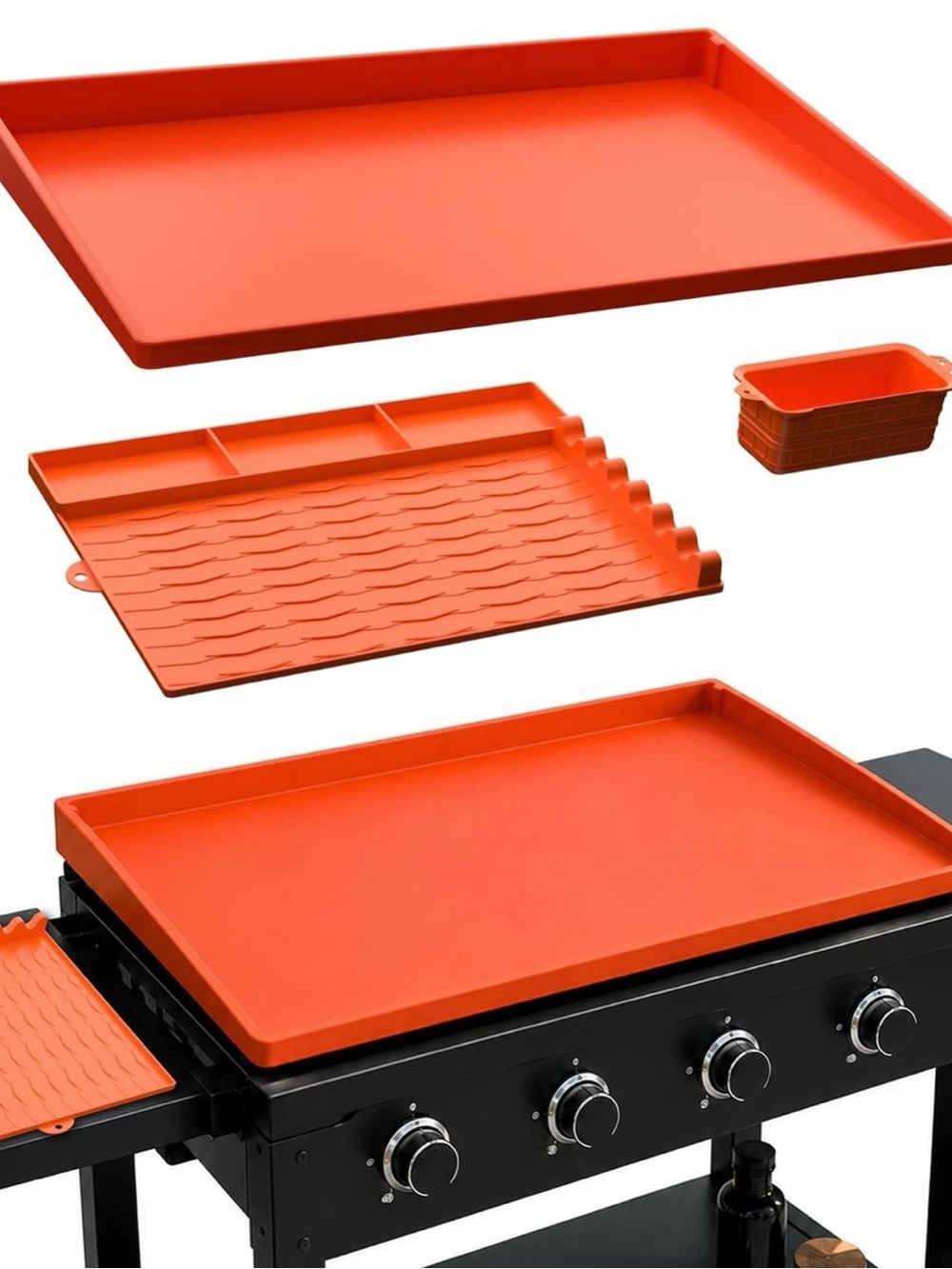 Blackstone cover, tool mat and grease catcher